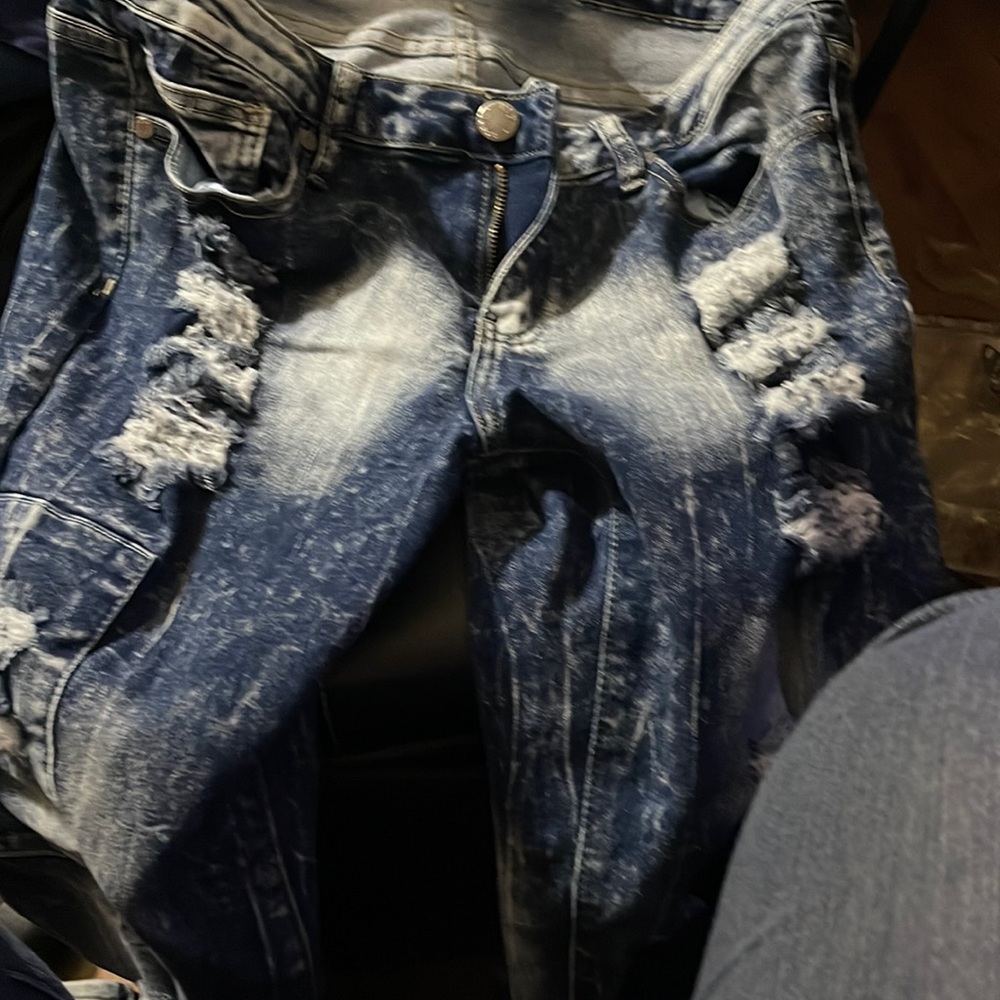 VIP denim skinny jeans, size 14